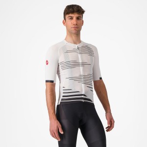 White / Black Men Castelli CLIMBER'S 4.0 Jersey | 018635WLO