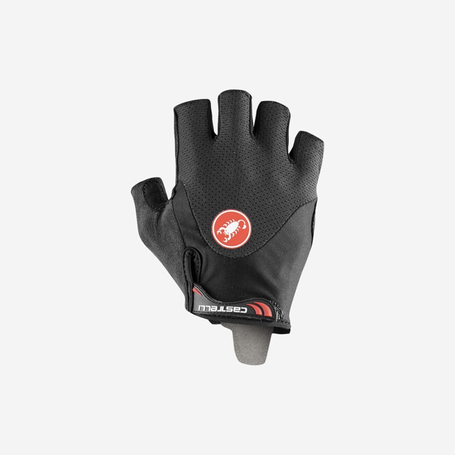 Black Men Castelli ARENBERG GEL 2 Gloves | 583207NFU