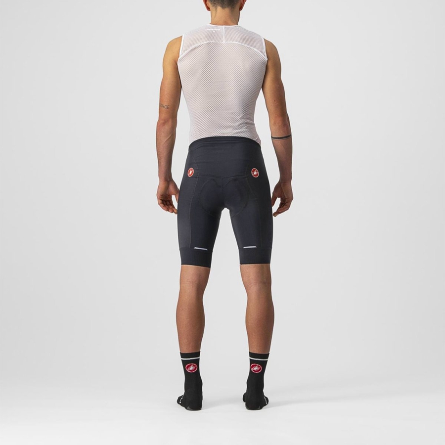 Black Men Castelli COMPETIZIONE Shorts | 084962PZQ