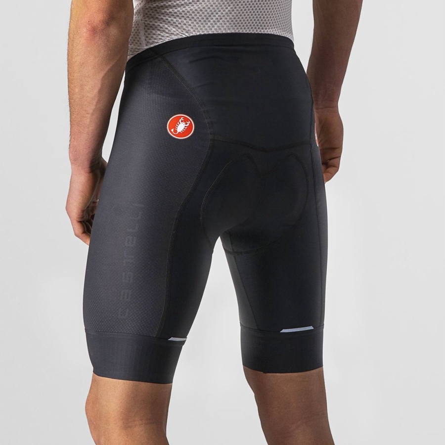 Black Men Castelli COMPETIZIONE Shorts | 084962PZQ