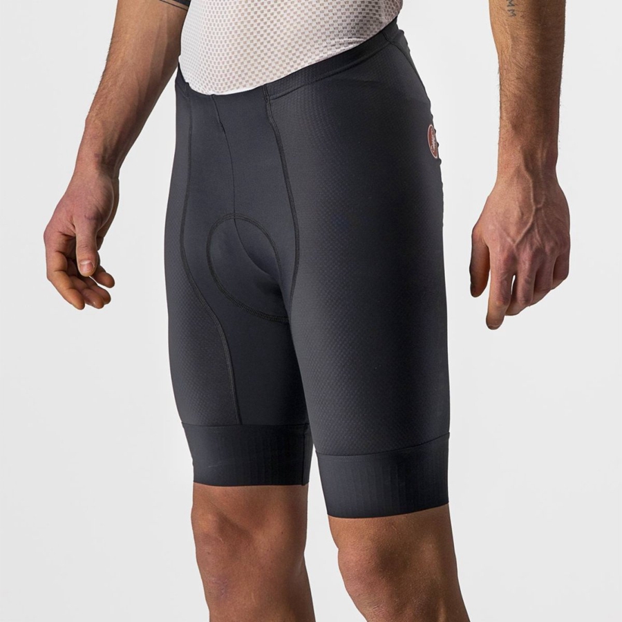 Black Men Castelli COMPETIZIONE Shorts | 084962PZQ