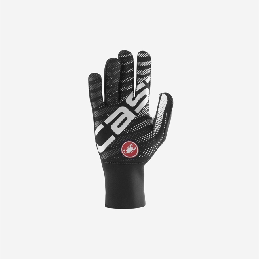 Black Men Castelli DILUVIO C Gloves | 608192MND