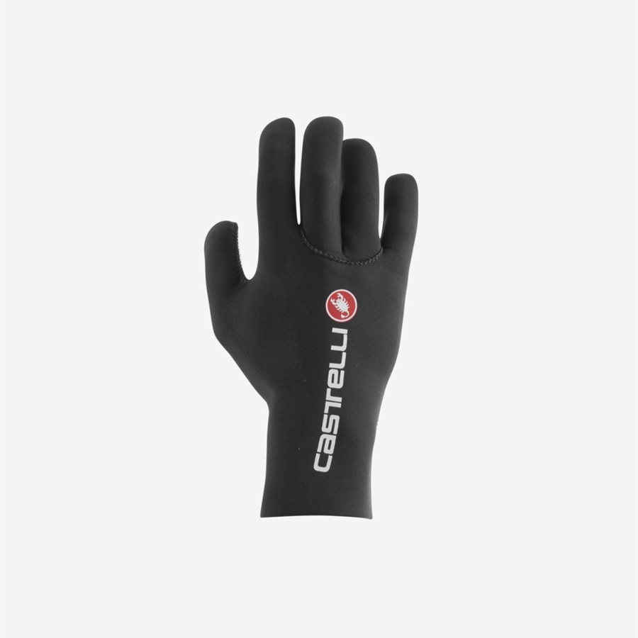 Black Men Castelli DILUVIO C Gloves | 608192MND