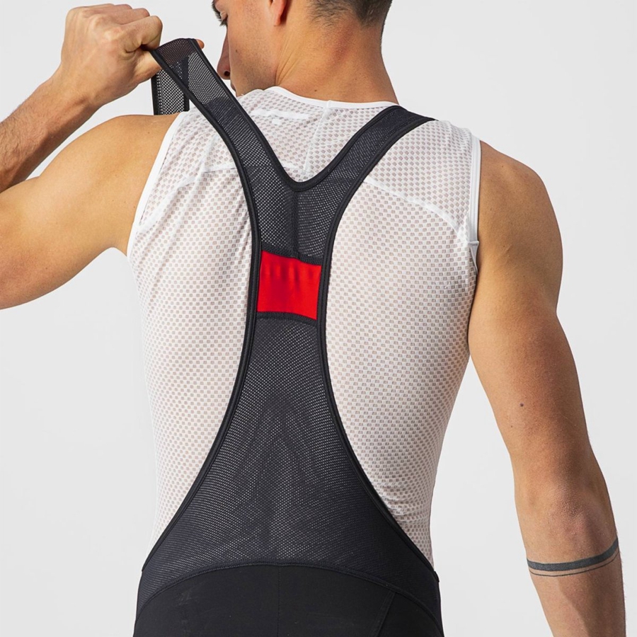 Black Men Castelli ENDURANCE 3 Bib Shorts | 019257HRI