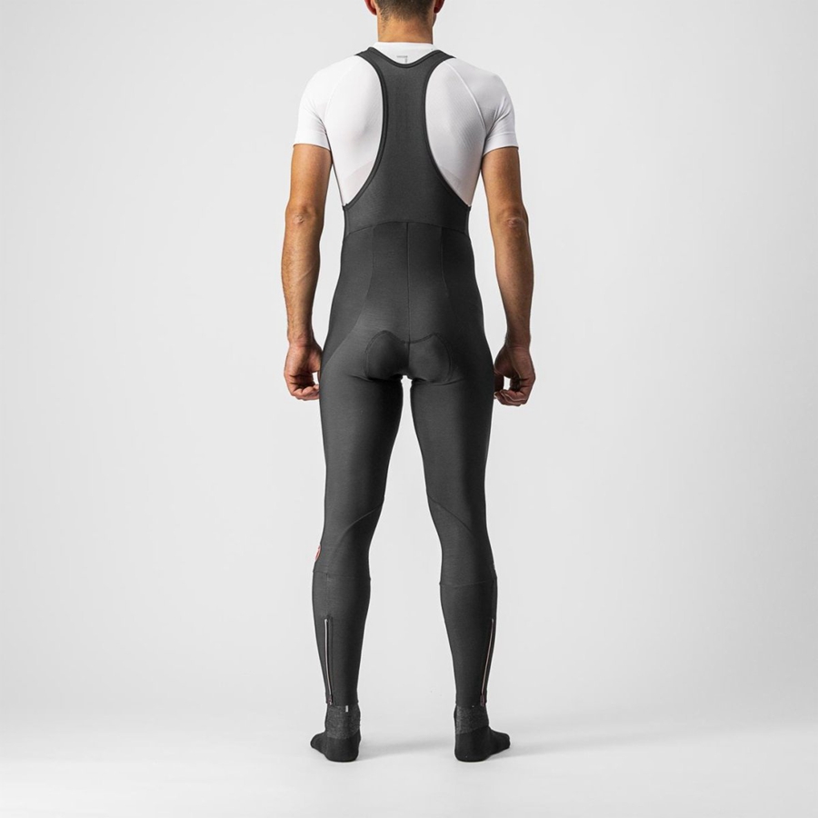 Black Men Castelli ENTRATA Bib Tights | 450269ZBO