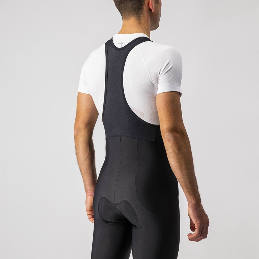 Black Men Castelli ENTRATA Bib Tights | 450269ZBO