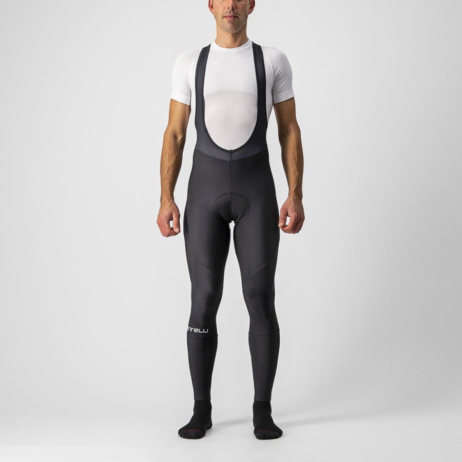 Black Men Castelli ENTRATA Bib Tights | 450269ZBO