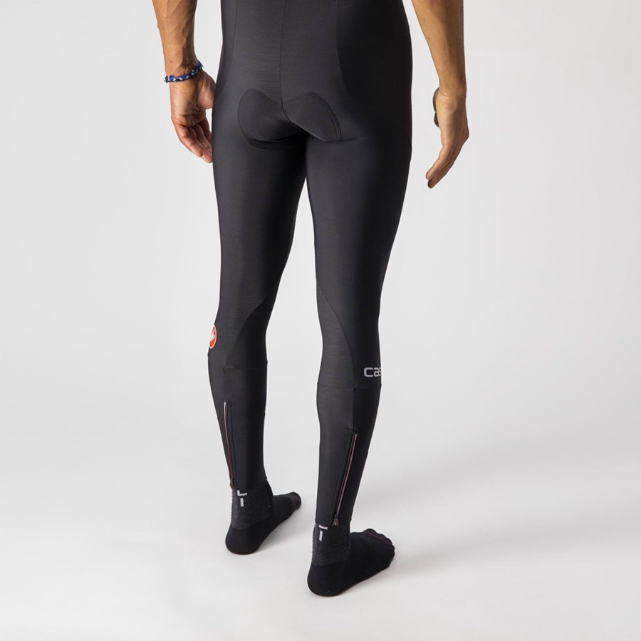 Black Men Castelli ENTRATA Leggings | 902743BSA