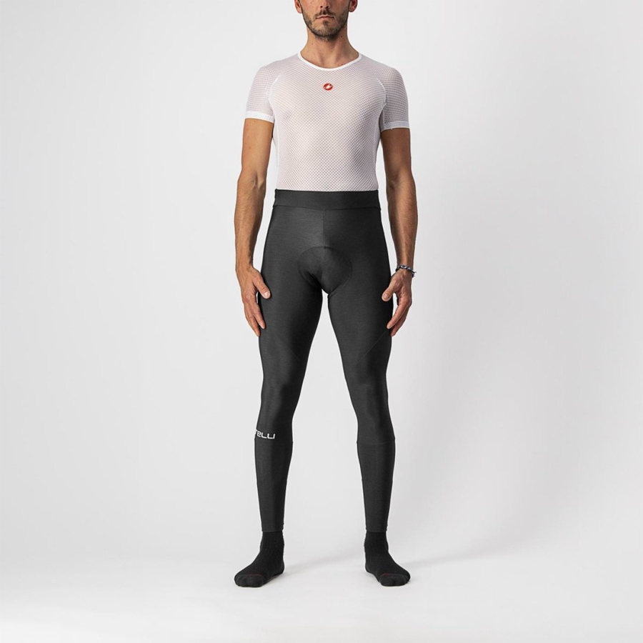 Black Men Castelli ENTRATA Leggings | 902743BSA