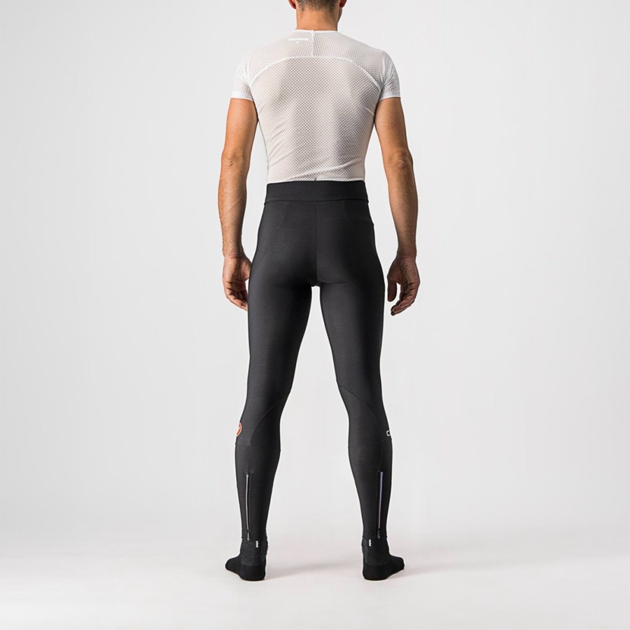 Black Men Castelli ENTRATA NO PAD Leggings | 973524TUE