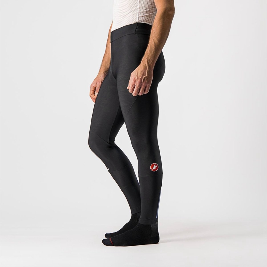 Black Men Castelli ENTRATA NO PAD Leggings | 973524TUE