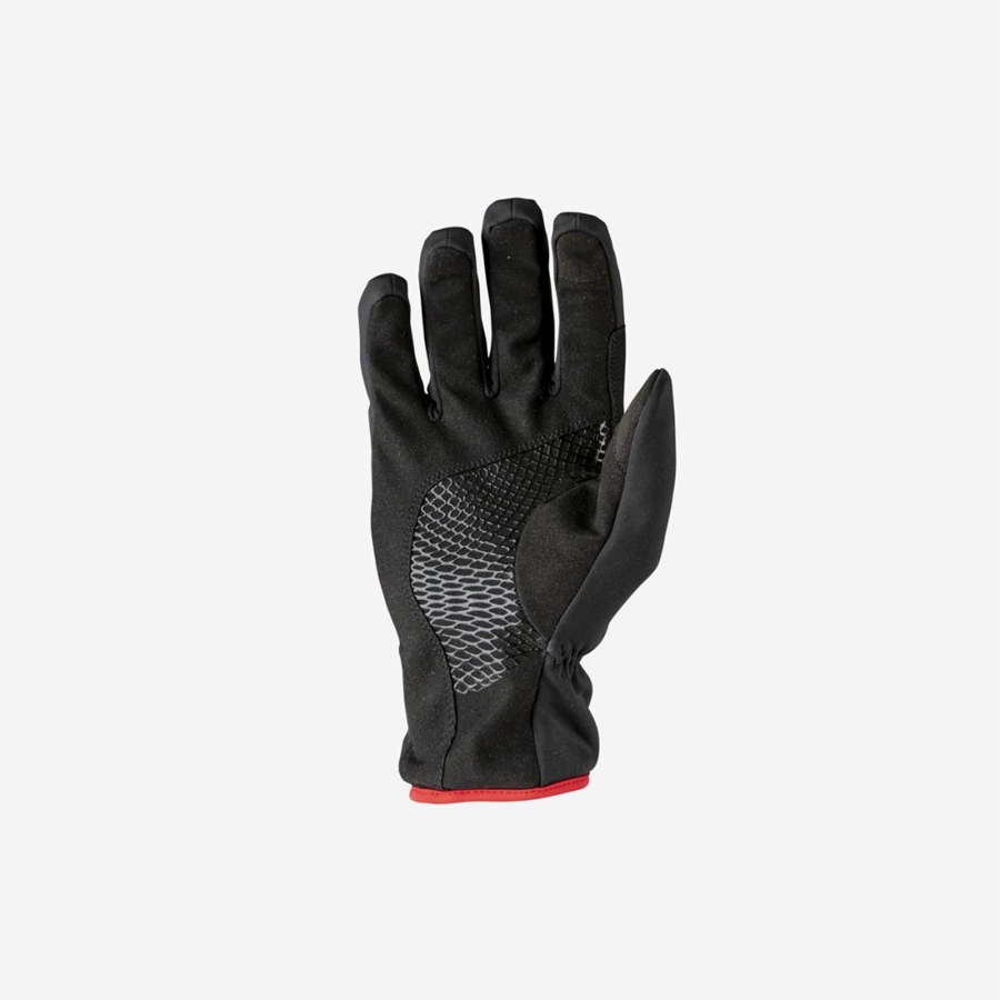 Black Men Castelli ENTRATA THERMAL Gloves | 816497GQS