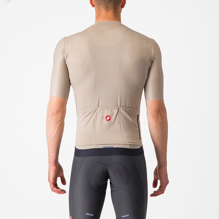 Black Men Castelli ESPRESSO Jersey | 209475VMR