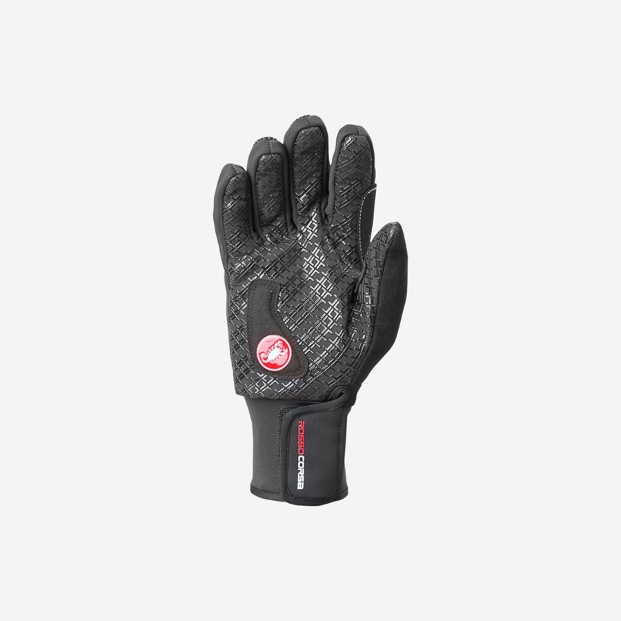 Black Men Castelli ESTREMO Gloves | 174385UAO