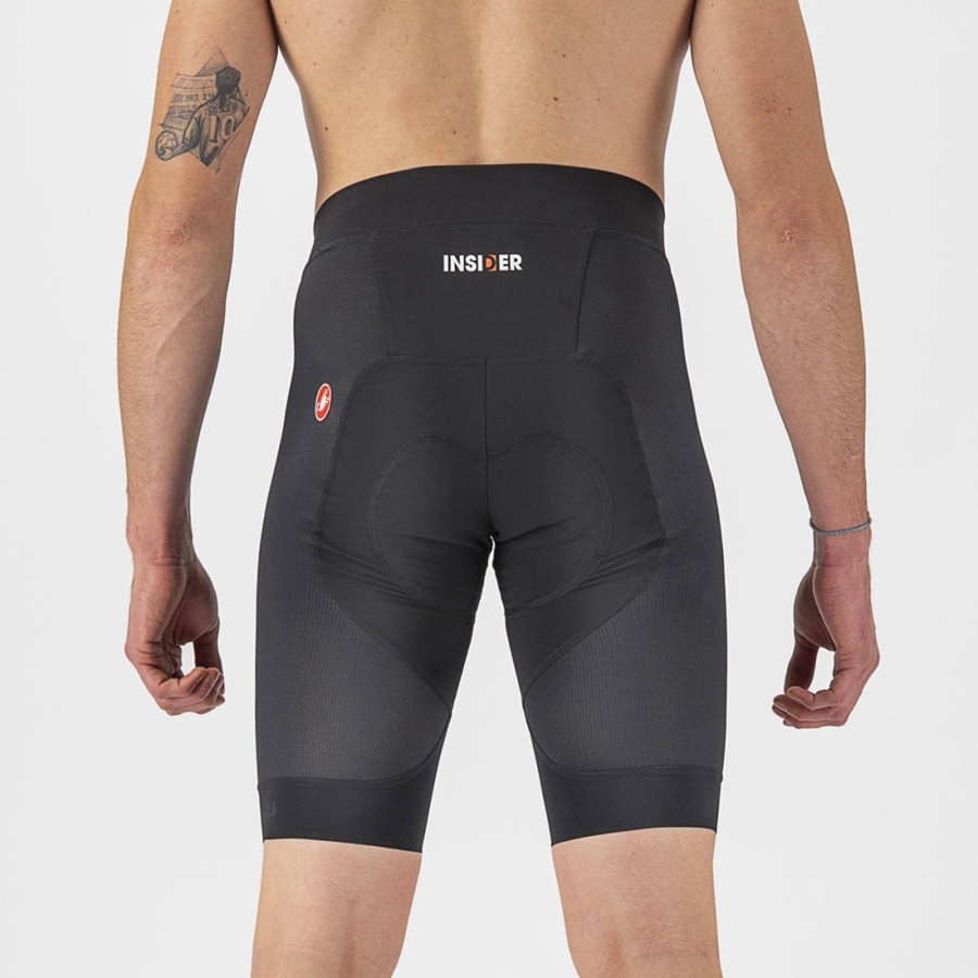 Black Men Castelli INSIDER Shorts | 138247GXB