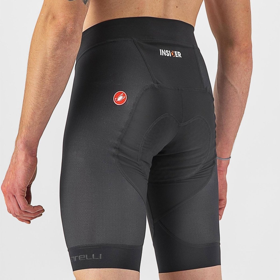 Black Men Castelli INSIDER Shorts | 138247GXB