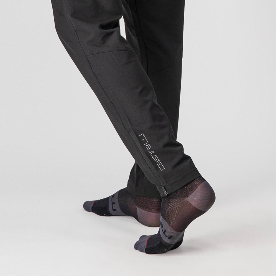 Black Men Castelli MILANO PANT Leggings | 012673KCF