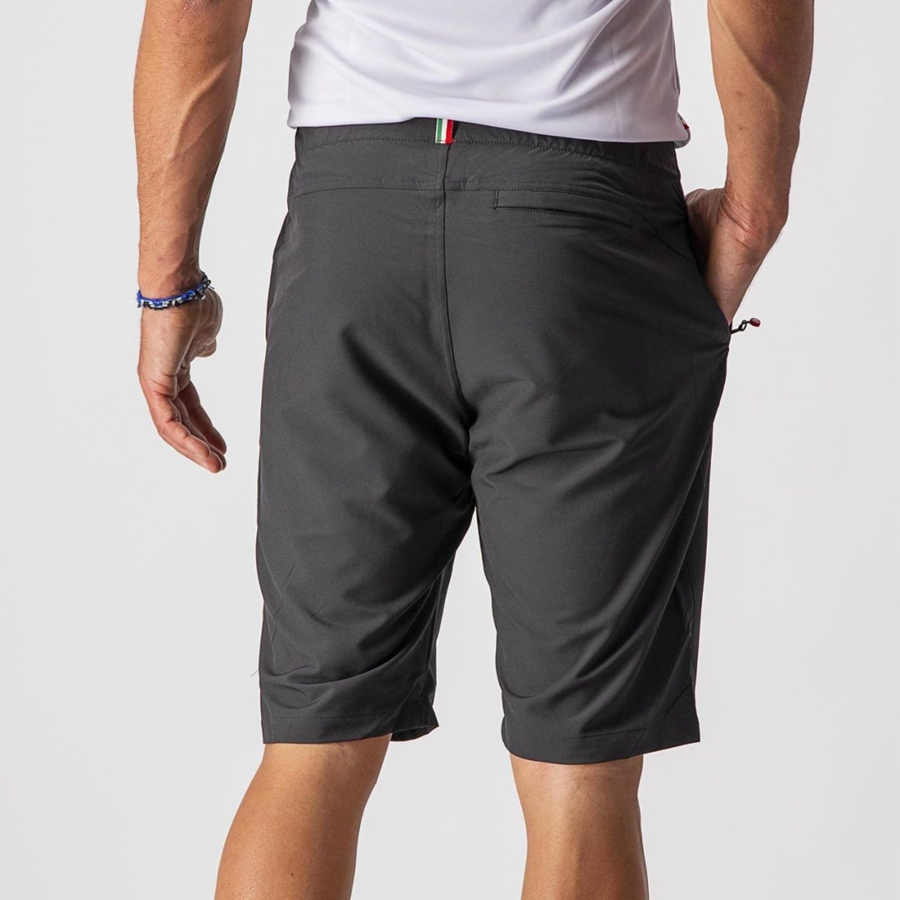 Black Men Castelli MILANO Shorts | 241936BDS