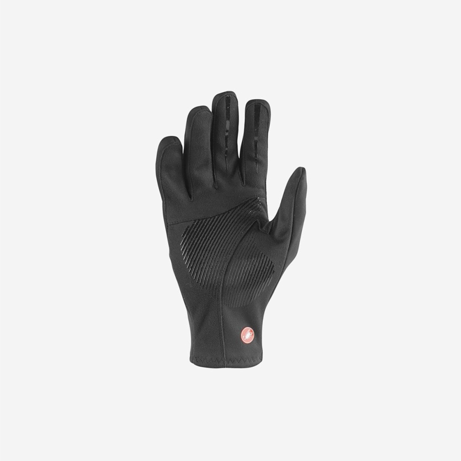 Black Men Castelli MORTIROLO Gloves | 352149MBY