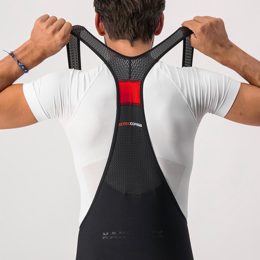 Black Men Castelli NANO FLEX PRO RACE Bib Shorts | 064381GQC