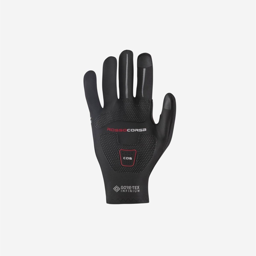 Black Men Castelli PERFETTO LIGHT Gloves | 620359INX