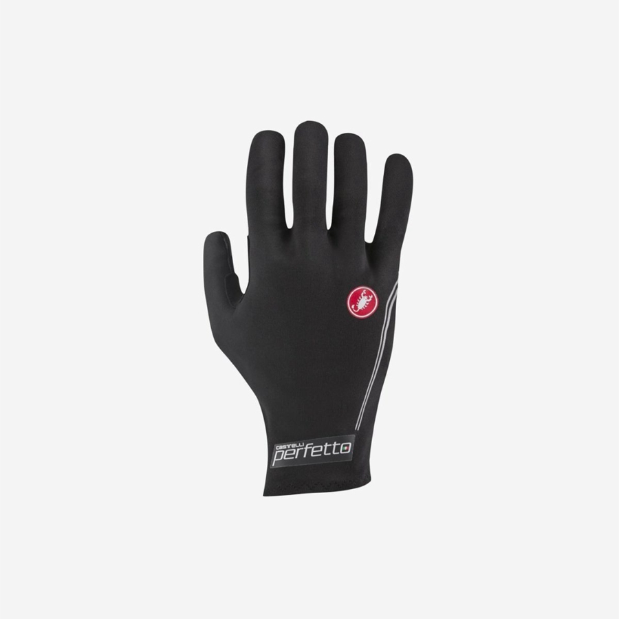 Black Men Castelli PERFETTO LIGHT Gloves | 620359INX