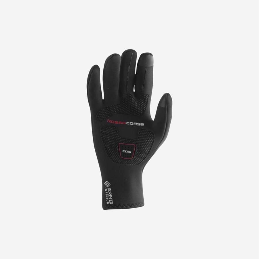 Black Men Castelli PERFETTO MAX Gloves | 916342JZB