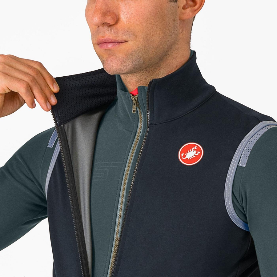 Black Men Castelli PERFETTO RoS 2 Vest | 042937AVS