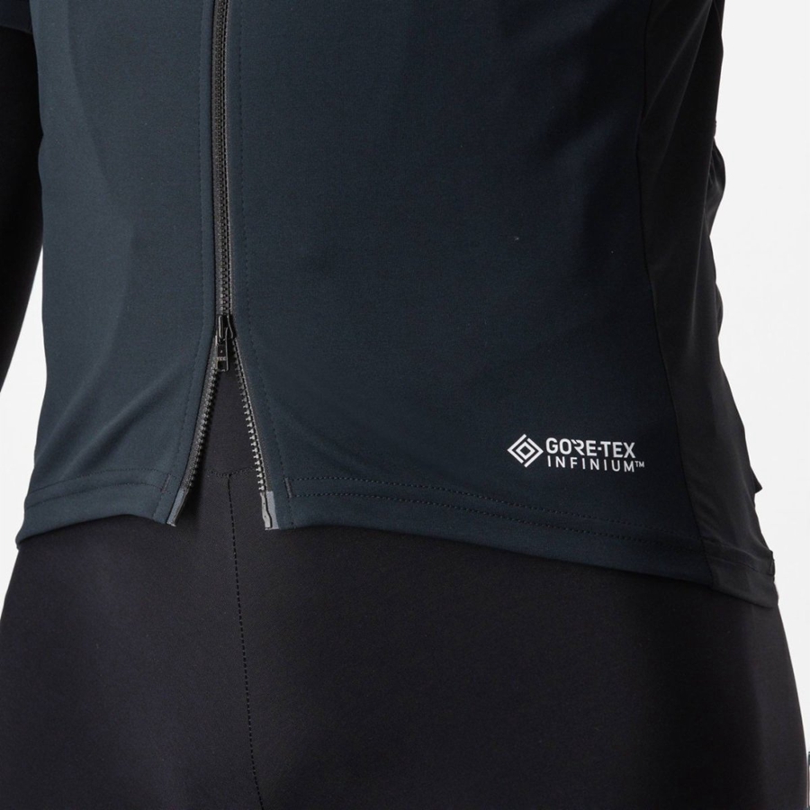 Black Men Castelli PERFETTO RoS 2 WIND Jackets | 372068MZL