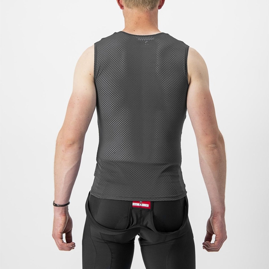 Black Men Castelli PRO MESH 2.0 SLEEVELESS Base Layer | 714623LDN