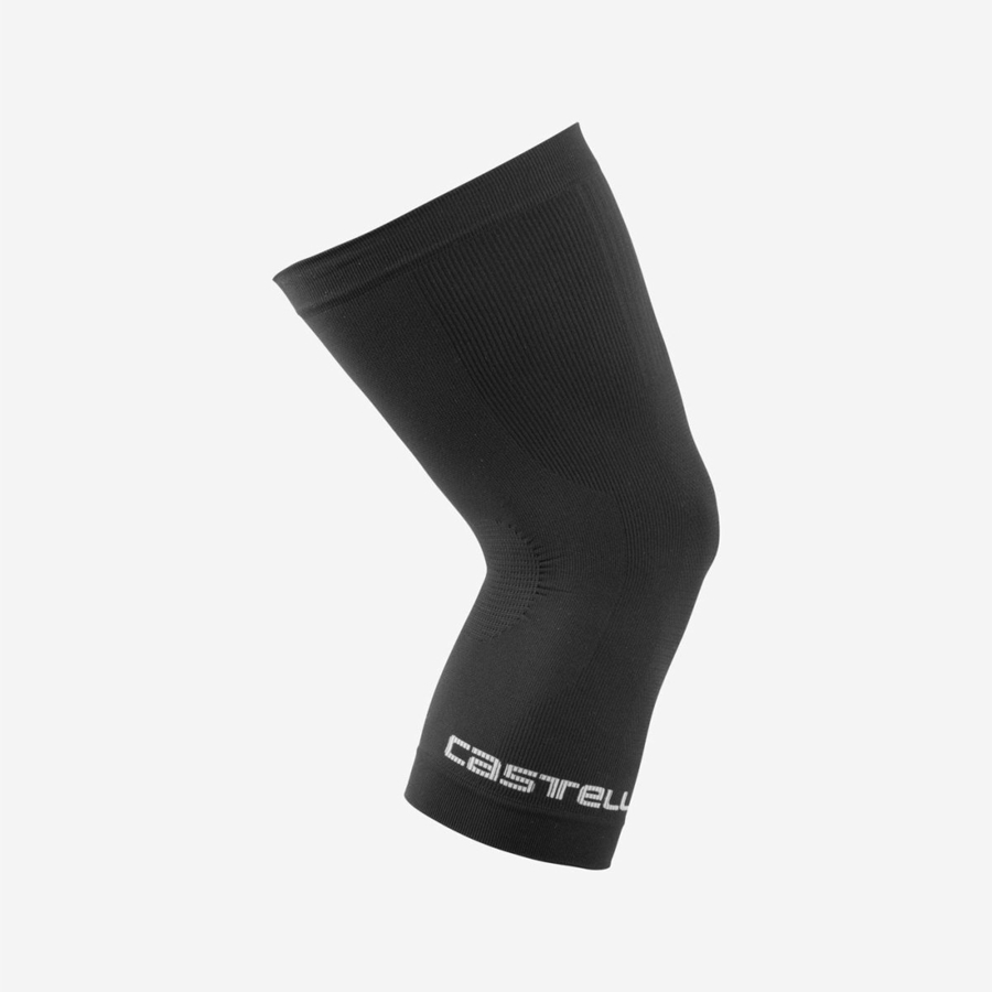 Black Men Castelli PRO SEAMLESS KNEE WARMER Leg Warmer | 796184NDF