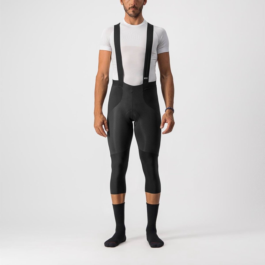 Black Men Castelli SORPASSO RoS BIB KNICKER Leggings | 947850IKP