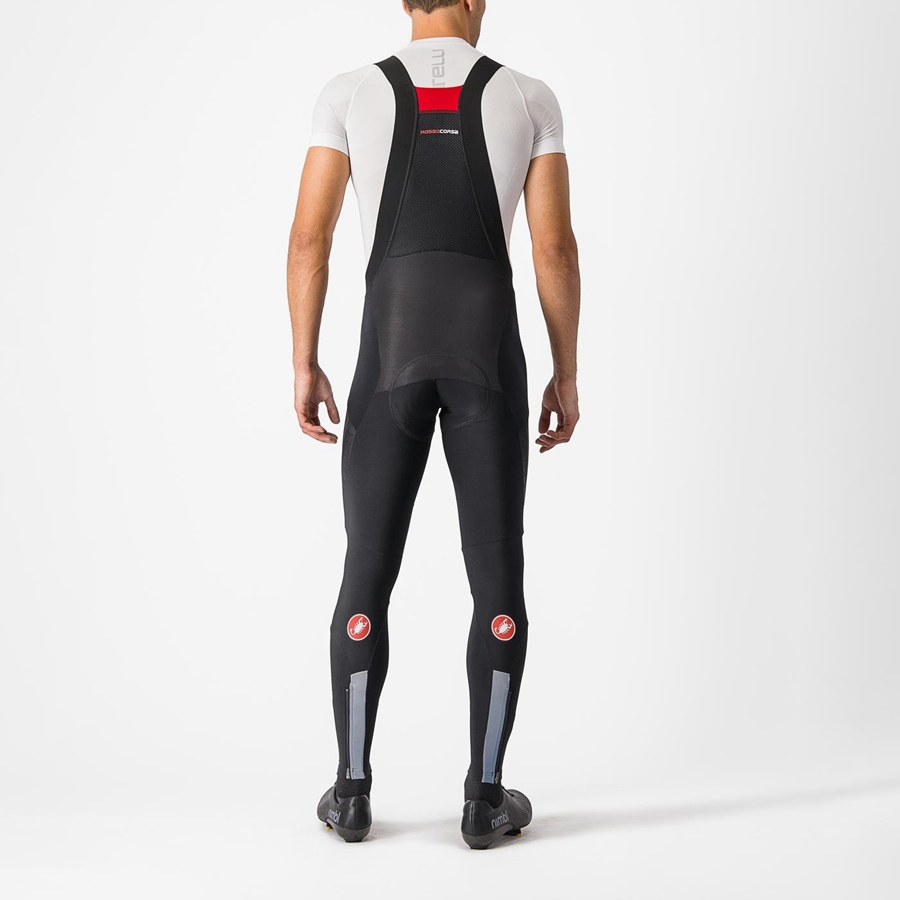 Black Men Castelli SORPASSO RoS Bib Tights | 805231XUL