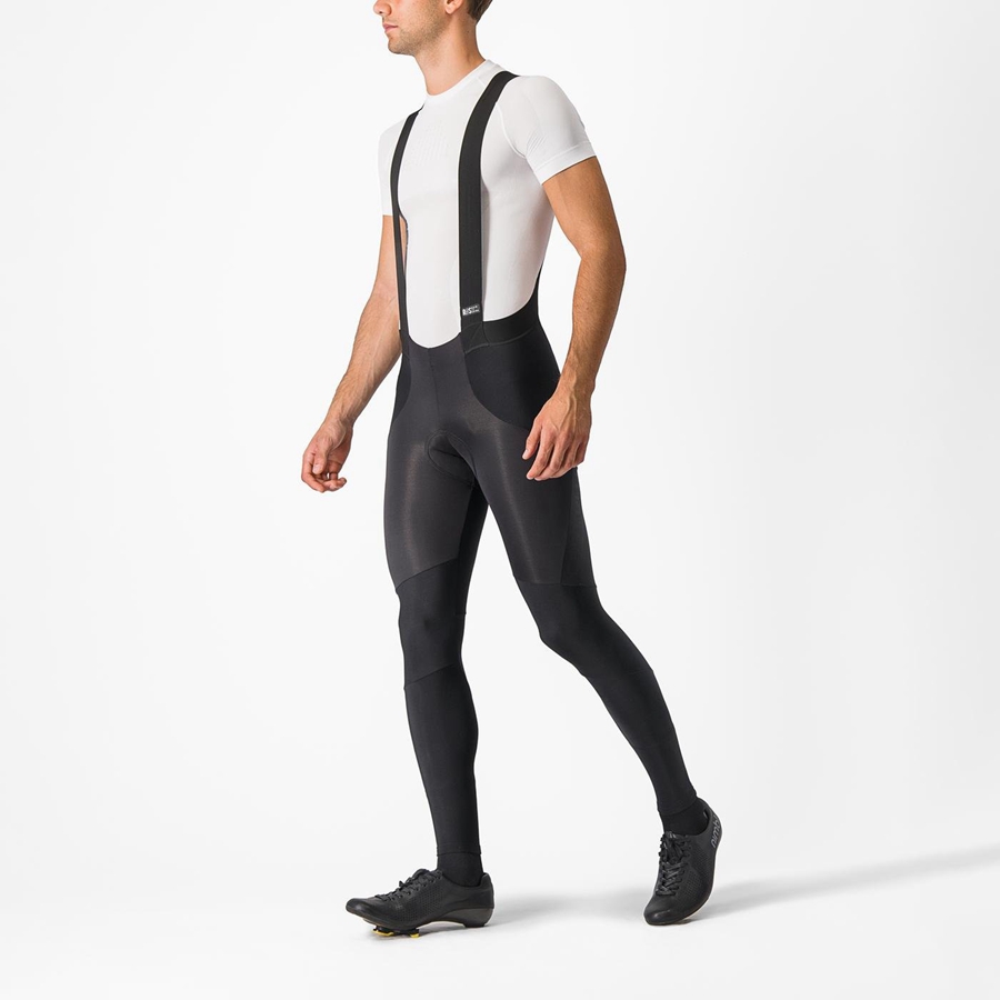 Black Men Castelli SORPASSO RoS Bib Tights | 805231XUL