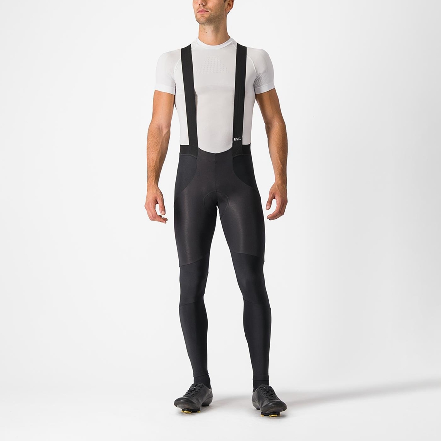 Black Men Castelli SORPASSO RoS Bib Tights | 805231XUL