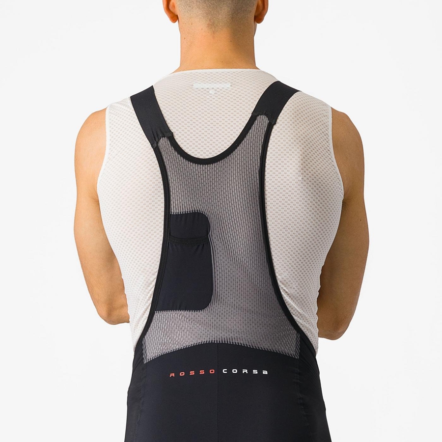 Black Men Castelli SUPERLEGGERA Bib Shorts | 863240BQS