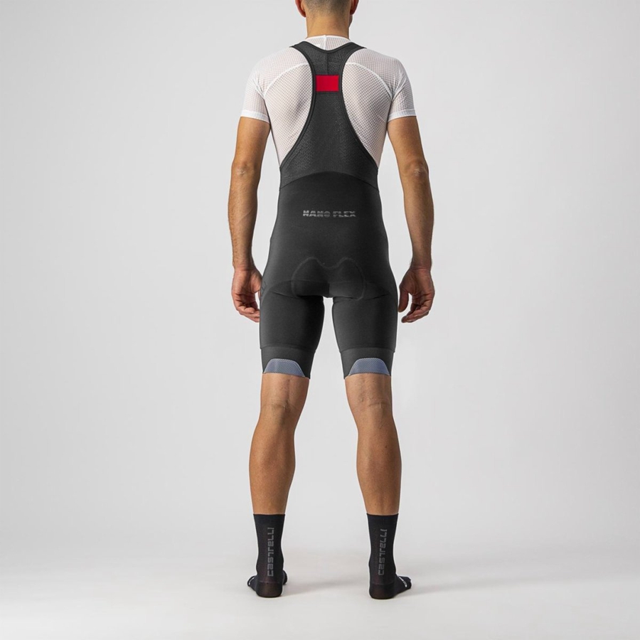 Black Men Castelli TUTTO NANO Bib Shorts | 386974EDV