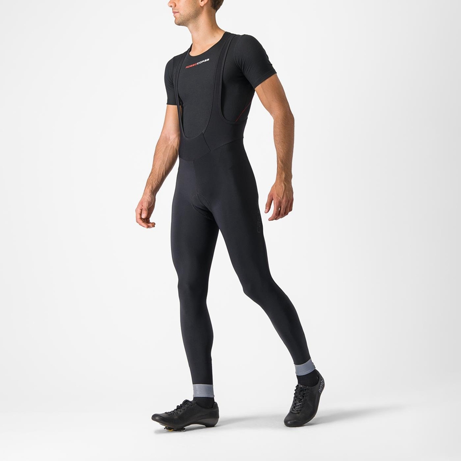 Black Men Castelli TUTTO NANO Bib Tights | 643701TCY