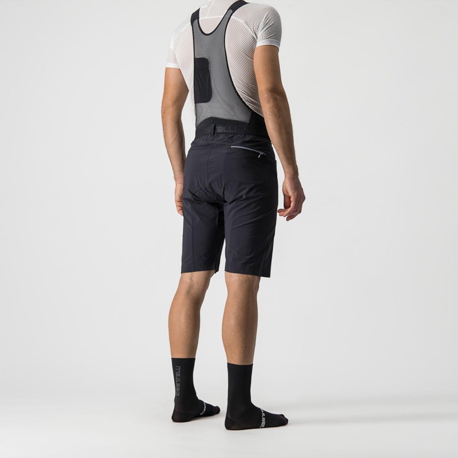 Black Men Castelli UNLIMITEDGY Shorts | 016549AKD