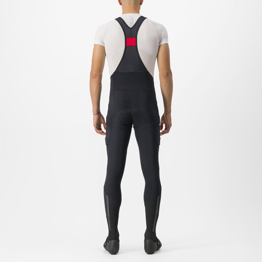 Black Men Castelli UNLIMITED TRAIL Bib Tights | 239078FCN