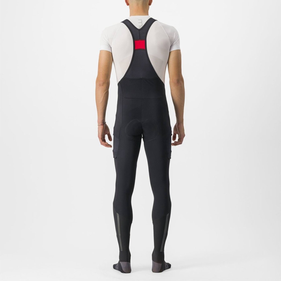 Black Men Castelli UNLIMITED TRAIL Bib Tights | 239078FCN