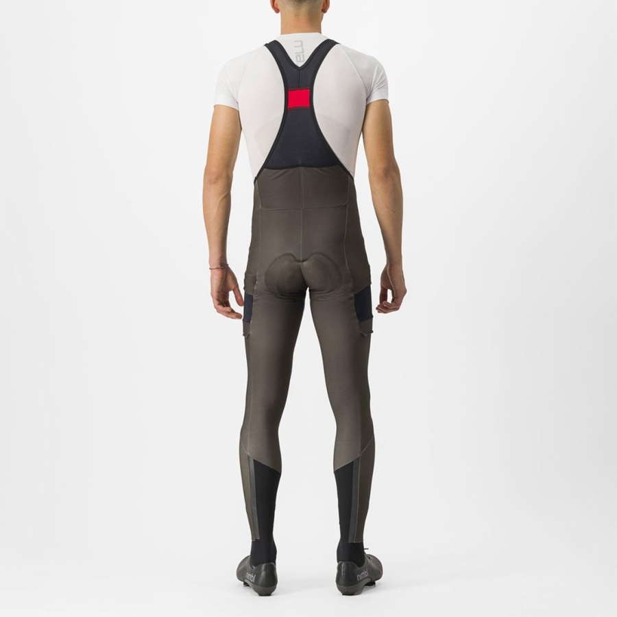 Black Men Castelli UNLIMITED TRAIL Bib Tights | 839572LIS