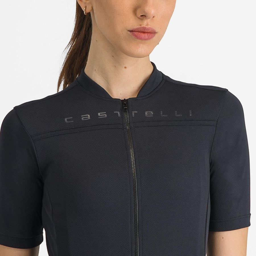 Black Women Castelli ANIMA 4 Jersey | 309785NLW