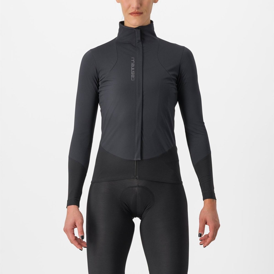 Black Women Castelli BETA RoS W Jackets | 871635GVY