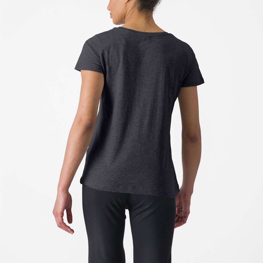 Black Women Castelli CASTELLI CLASSICO W TEE Casual | 184790OUV