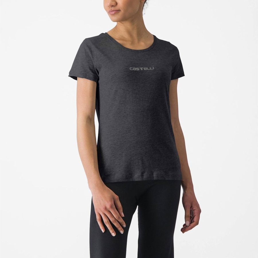 Black Women Castelli CASTELLI CLASSICO W TEE Casual | 184790OUV