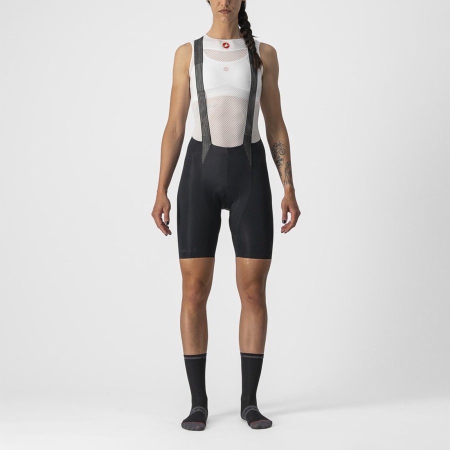 Black Women Castelli FREE AERO RC W Bib Shorts | 816720VQP