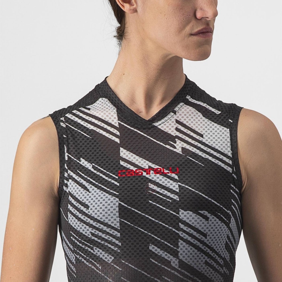 Black Women Castelli INSIDER W SLEEVELESS Jersey | 483691BTL