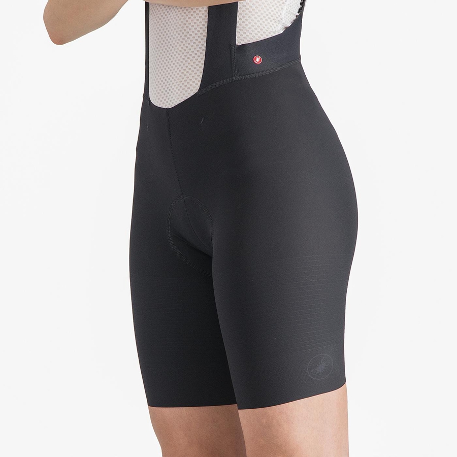 Black Women Castelli PREMIO W Bib Shorts | 176503BQT