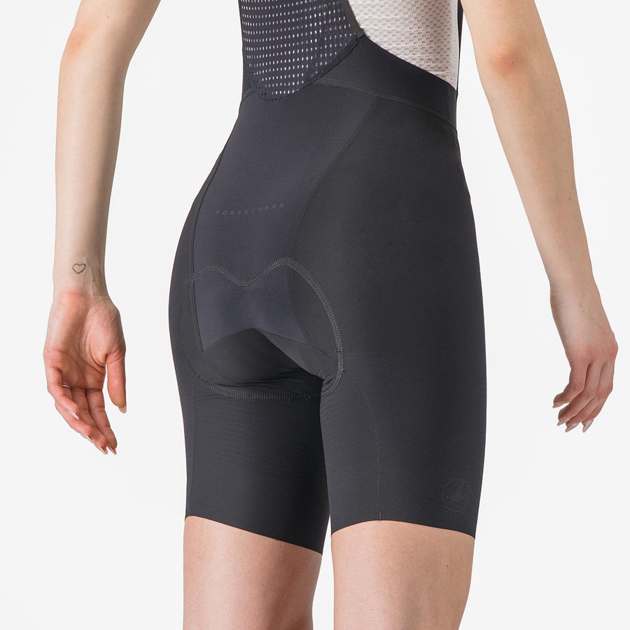 Black Women Castelli PREMIO W Bib Shorts | 176503BQT